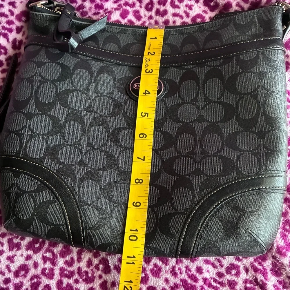 Coach Black Signature Crossbody Bag